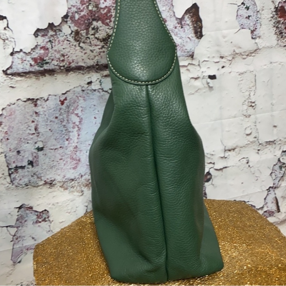 Dooney & Bourke large green hobo purse - Picture 8 of 11